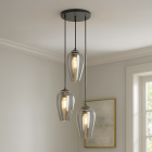 Lampada a sospensione grigia design, Andy