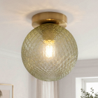 Lampada da soffitto verde retrò, Johnson