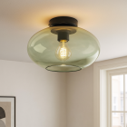 Lampada da soffitto verde design, Luca