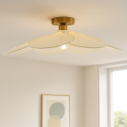 Lampada da soffitto crema rustica, Nena