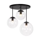 Lampada da soffitto trasparente design, Dolf