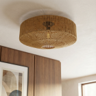 Lampada da soffitto marrone rustica, Pippa