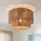 Lampada da soffitto marrone Japandi, Selena