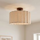 Lampada da soffitto beige Japandi, Loulou