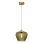 Lampada a sospensione verde retrò, Rhode