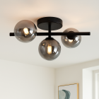 Lampada da soffitto grigia design, Remo