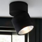 Faretto da soffitto nero moderno, Thomas