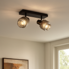 Faretto da soffitto grigio retrò, Paris