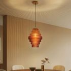 Lampada a sospensione marrone retrò, Paris
