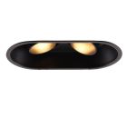 Faretto da incasso nero moderno, Timothy