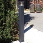 Lampada da esterno nero moderno, Sanel, IP44