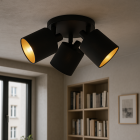 Faretto da soffitto moderno nero, Koge