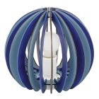 Lampada da tavolo per bambini blu in legno, Babette