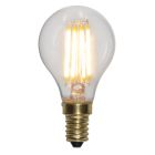 Lampada a sfera E14 dimmerabile a 3 gradini, 4w bianco extra atmosferico