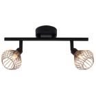 Lampada da soffitto in rame industriale, Keyshaira