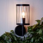 Lampada da esterno nera industriale, Jaynah, IP44