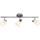 Faretto da soffitto cromato metallo, Josefa, IP44