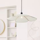 Lampada a sospensione beige rustica, Tomer