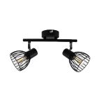 Faretto da soffitto nero industriale, Adama