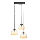 Lampada a sospensione ambrata retrò, Neha