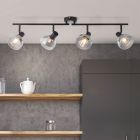 Faretto da soffitto nero design, Dimitry
