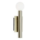 Faretto da parete in ottone industriale, Aline