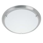 Lampada da soffitto grigia in vetro, Elene