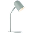 Lampada da tavolo verde moderna, Lukas, con interruttore