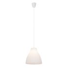 Lampada a sospensione bianca in plastica, Paco