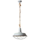 Lampada a sospensione grigia industriale, Jeysmell