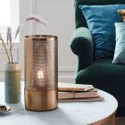 Lampada da tavolo in ottone moderna, Albina, con interruttore