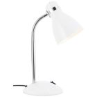 Lampada da scrivania bianca in plastica, Santana, con interruttore