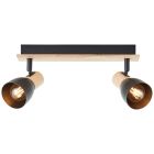 Faretto da soffitto nero rustico, Tyrone