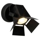 Faretto da soffitto nero industriale, Jowenna, 5W, 3000K LED