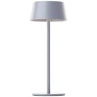 Applique da esterno solare grigia moderna, Soumaya, 4W, 3000K LED, IP44, dimmer in 3 fasi