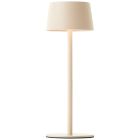 Lampada da tavolo da esterno beige moderna, Petter, 2W, 3000K LED, IP44, dimmer in 3 fasi
