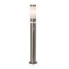 Lampione da giardino con sensore di movimento cromato in plastica, Sage, 5W, 3000K LED, IP44