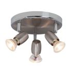 Faretto da soffitto cromato metallo, Wietse, 7W, 3000K LED