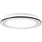 Lampada da soffitto nera moderna, Merlijn, 36W, white switch LED, con telecomando