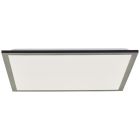 Plafoniera a pannello LED nera moderna, Usman, 24W, 4000K LED