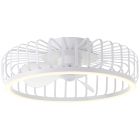 Ventilatore da soffitto bianco moderno, Tolga, 36W, 2700K-4000K-6500K LED, con telecomando