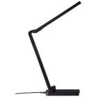 Lampada da scrivania nera moderna, Hannah, 5W, 5000K LED, controllo touch
