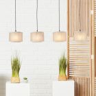 Lampada a sospensione beige rustica, Gerbert