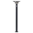 Lampione da giardino solare nero moderno, Lonneke, 3W, 3000K LED, IP44