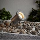 Faretto da giardino grigio in vetro, Shanna, 3W, 3000K LED, IP44
