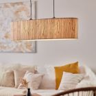 Lampada a sospensione beige rustica, Wenda
