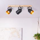 Faretto da soffitto in legno dorato, Veroniek