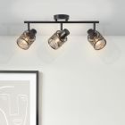 Faretto da soffitto nero industriale, Raquel
