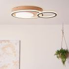 Plafoniera nera moderna, Georgios, 48W, 3000K LED