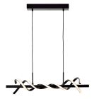 Lampada a sospensione nera moderna, Quang, 16W, 3000K LED